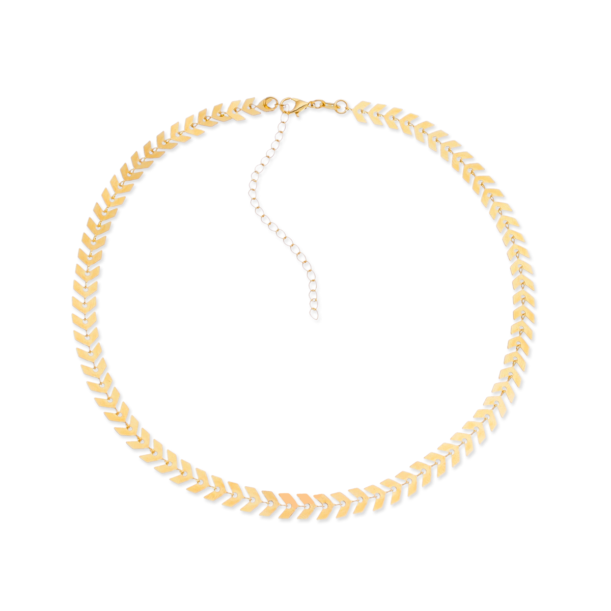 Choker de Seta Banhado em Ouro 24k